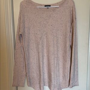 Verve Ami Pink Speckled Long Sleeve Tee
